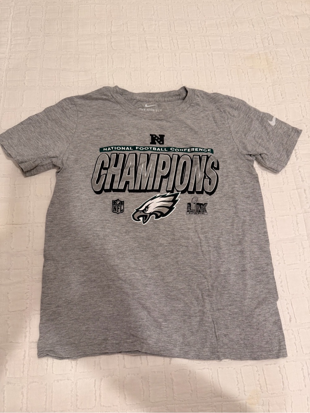 Nike Gray The Nike Tee Crewneck Shirt